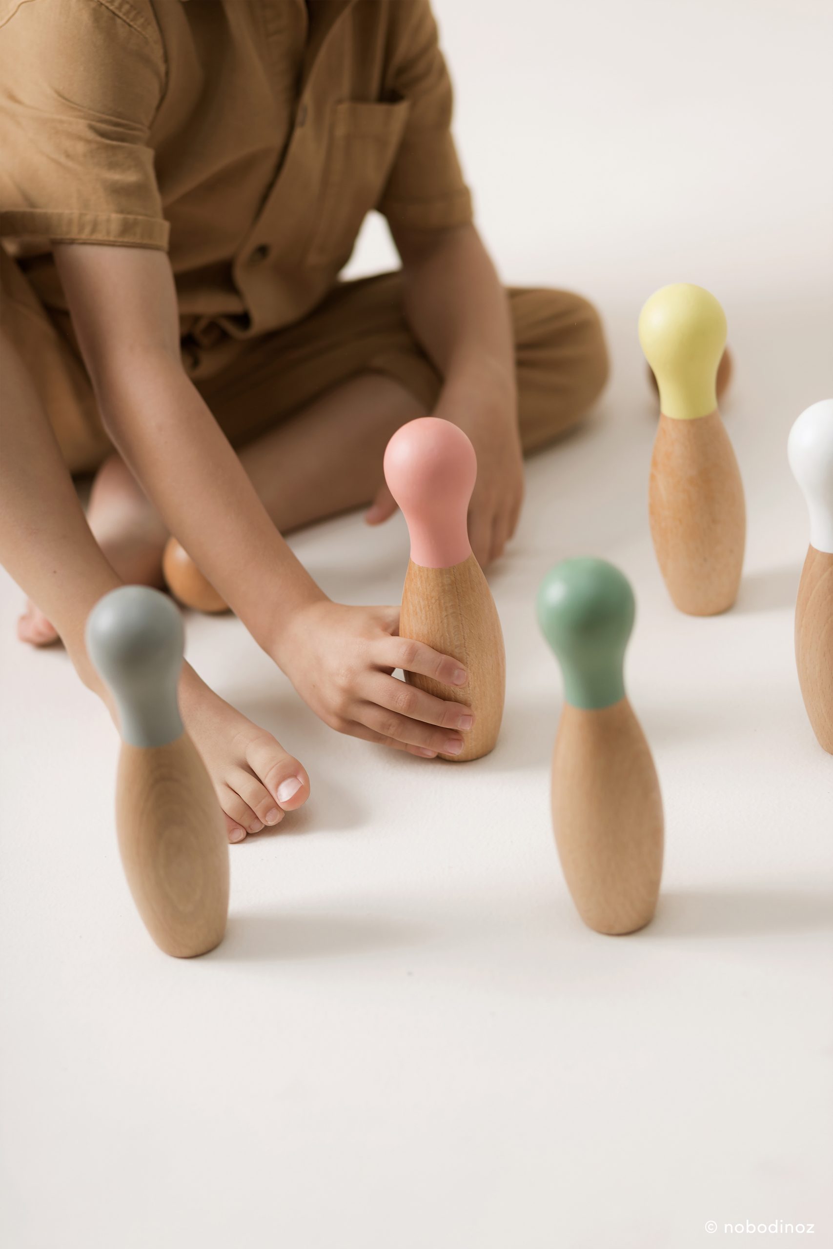 Bowling Set Wooden Toy