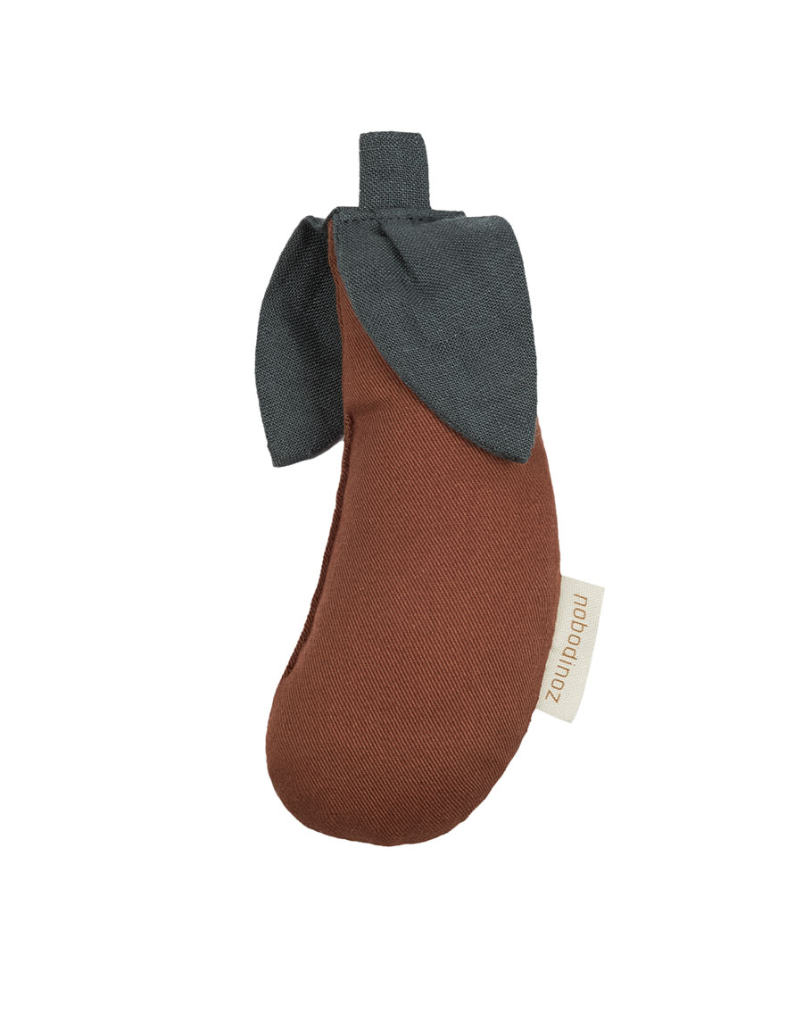 Organic Rattle - Aubergine