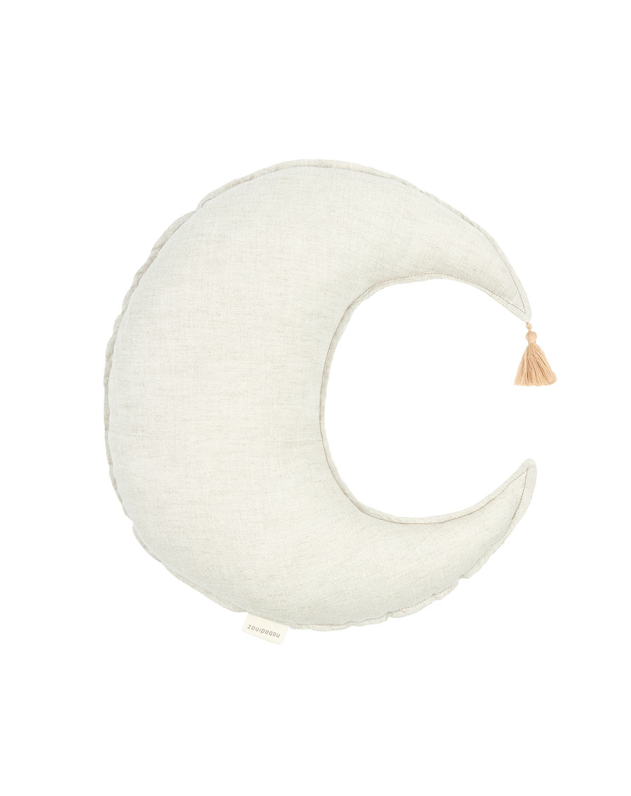 L1NO Moon Cushion French Linen