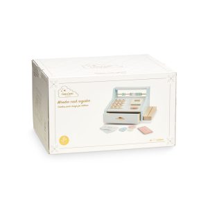 wooden cash register