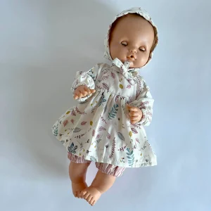 Pressed Leaves Rose Dolls Clothing Set