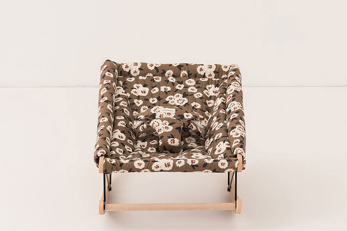 wooden baby bouncer